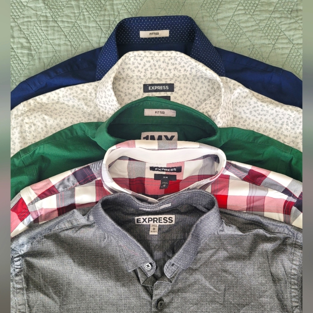 Express 15-15.5 Dress Button Down